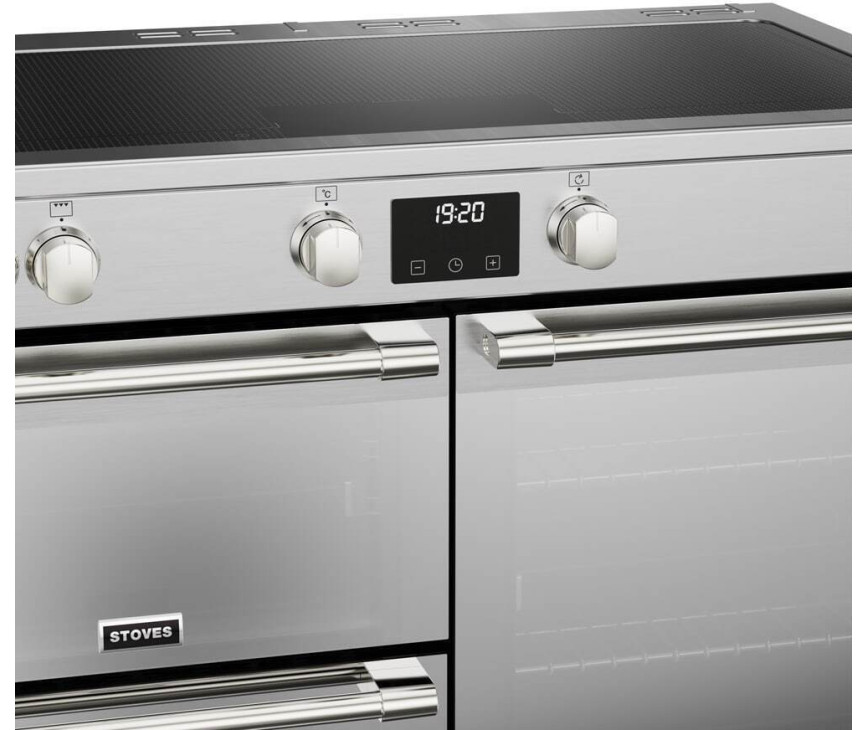 Stoves STERLING DX D1000Ei ZLS SS inductie fornuis