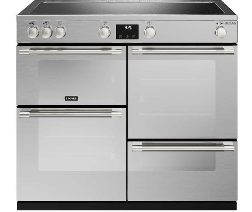 Stoves STERLING DX D1000Ei ZLS SS inductie fornuis