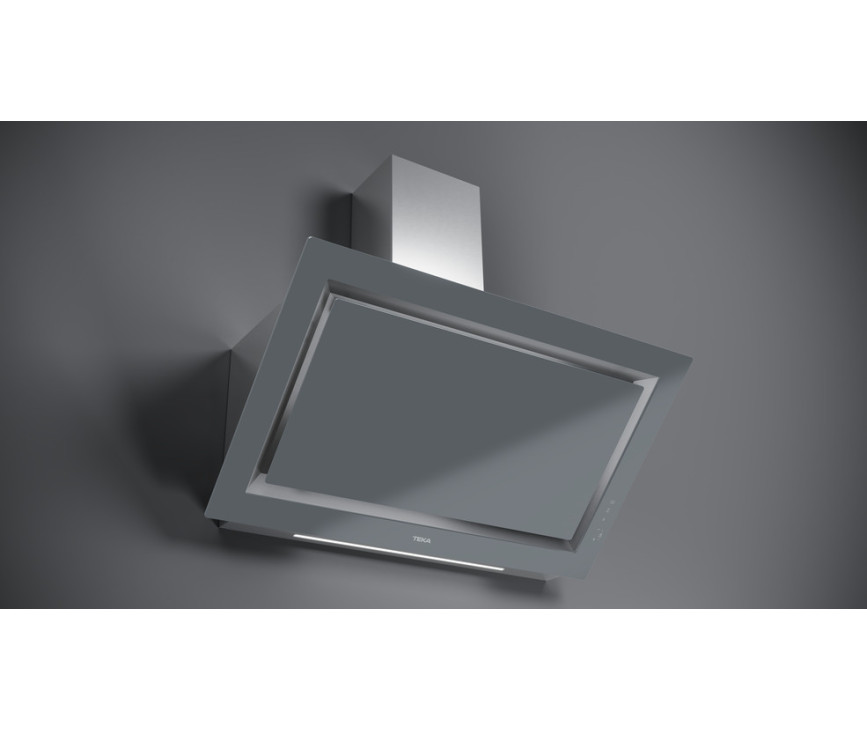 Teka DLV98660 ST TOS schuin anti-hoofdstoot afzuigkap - grijs glas