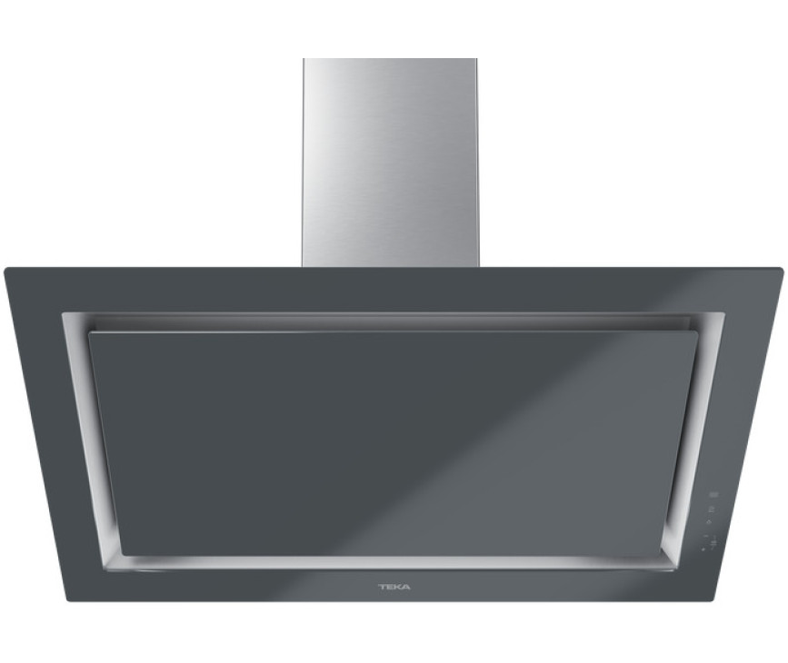 Teka DLV98660 ST TOS schuin anti-hoofdstoot afzuigkap - grijs glas