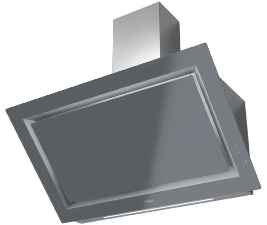 Teka DLV98660 ST TOS schuin anti-hoofdstoot afzuigkap - grijs glas