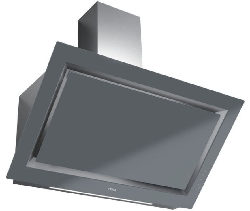 Teka DLV98660 ST TOS schuin anti-hoofdstoot afzuigkap - grijs glas