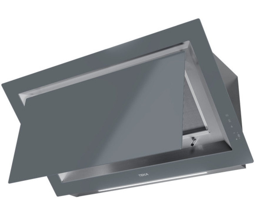 Teka DLV98660 ST TOS schuin anti-hoofdstoot afzuigkap - grijs glas