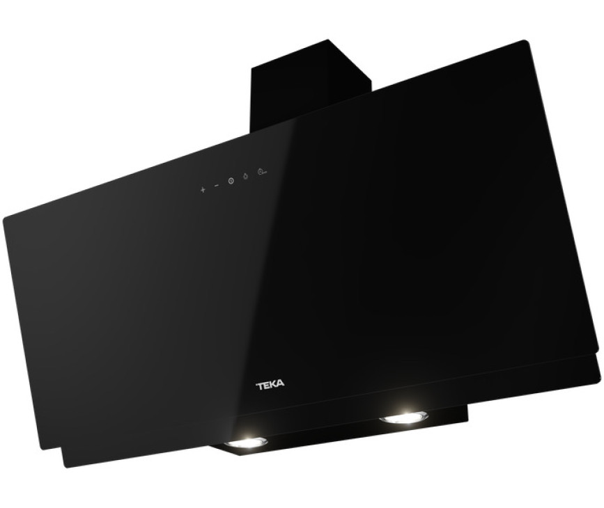 Teka DVN94030TTCBK schuin anti-hoofdstoot afzuigkap - zwart glas