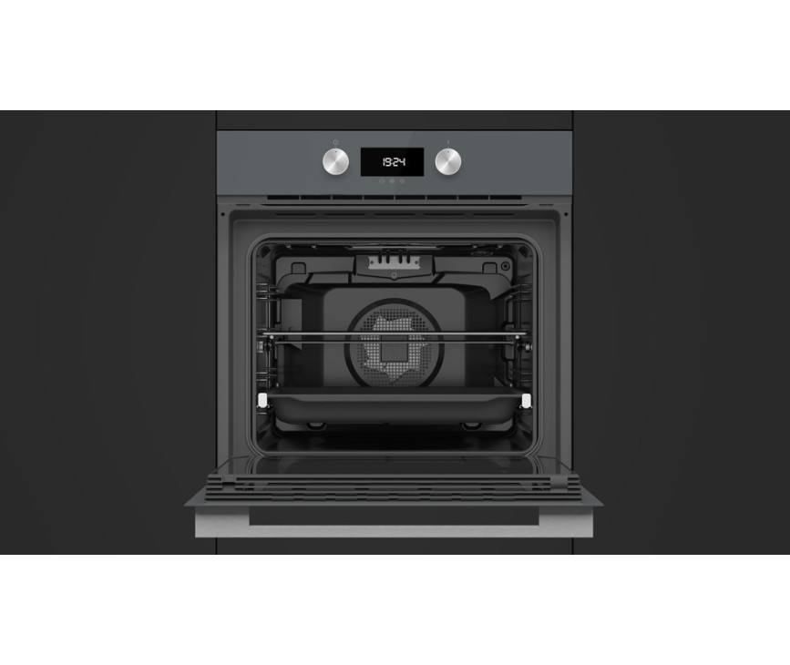 Teka HLB 8400 P ST oven inbouw grijs glas