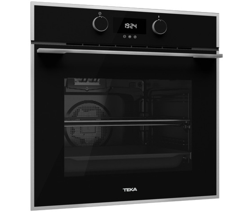 Teka HLB 840 P inbouw oven - zwart glas met rvs rand