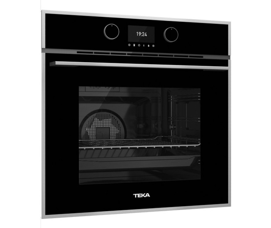 Teka HLB 860 P inbouw oven met zwart glazen front