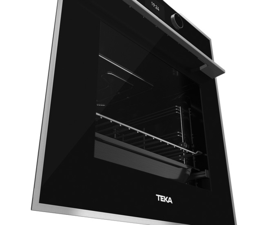 Teka HLB 860 P inbouw oven met zwart glazen front