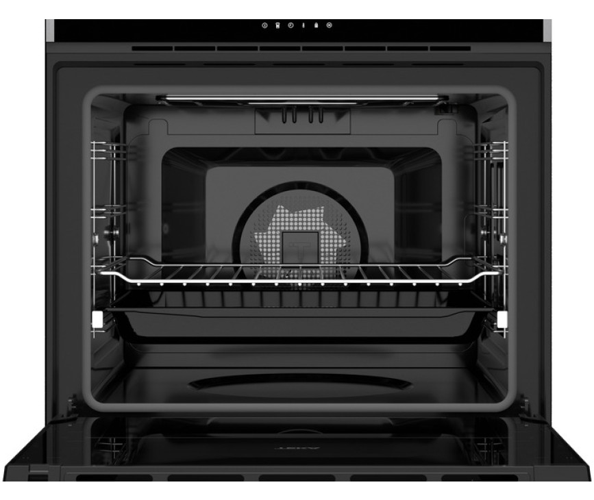 Teka HLB 860 P inbouw oven met zwart glazen front