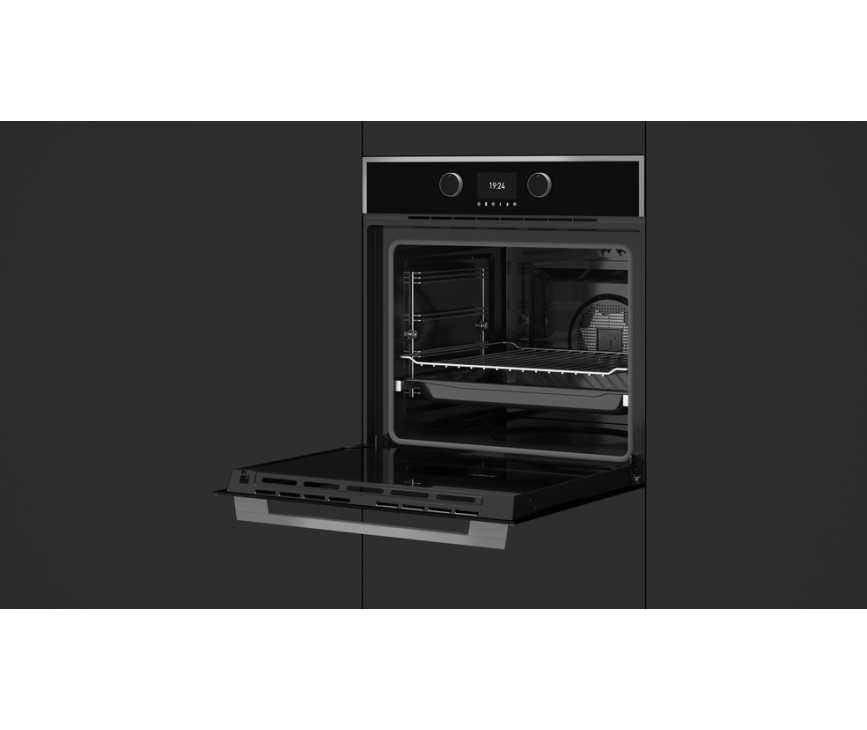 Teka HLB 860 P inbouw oven met zwart glazen front