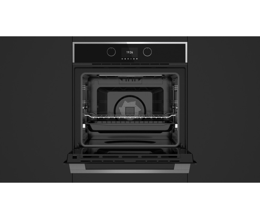Teka HLB 860 P inbouw oven met zwart glazen front