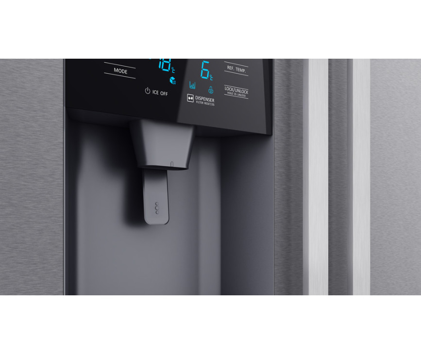 Teka RLF74920SSEU side-by-side koelkast - rvs