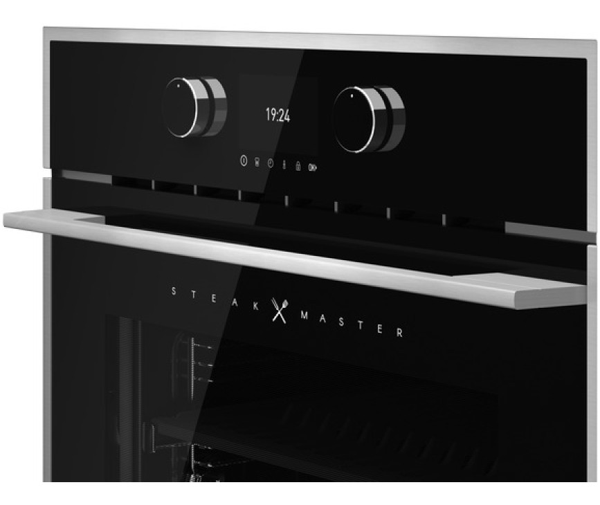 Teka STEAKMASTER ST inbouw oven - zwart glas met rvs rand