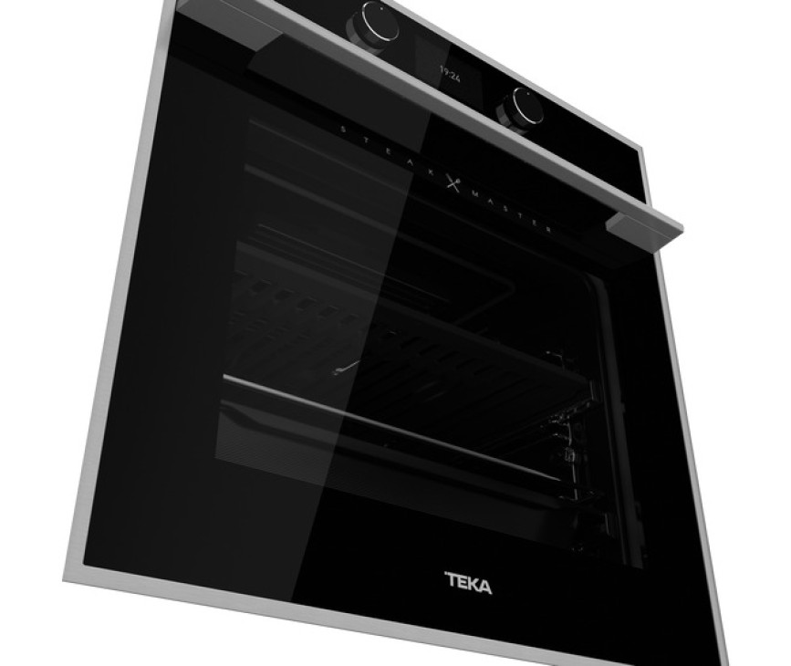 Teka STEAKMASTER ST inbouw oven - zwart glas met rvs rand