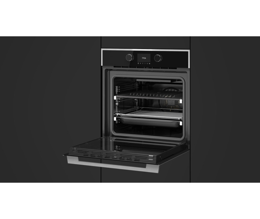 Teka STEAKMASTER ST inbouw oven - zwart glas met rvs rand