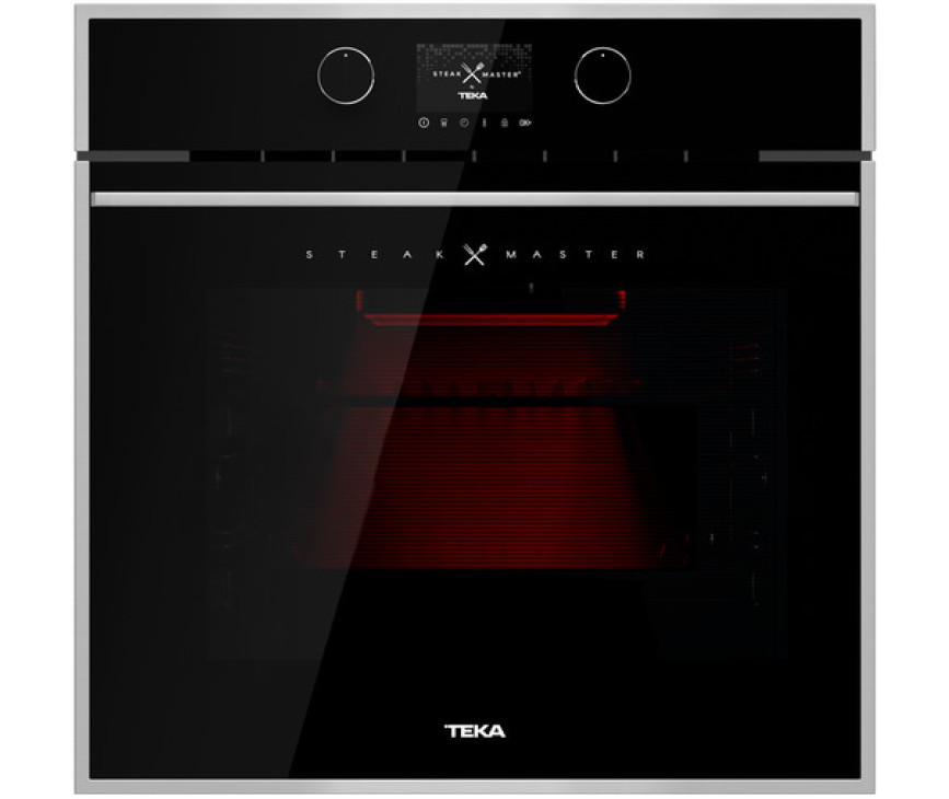 Teka STEAKMASTER ST inbouw oven - zwart glas met rvs rand