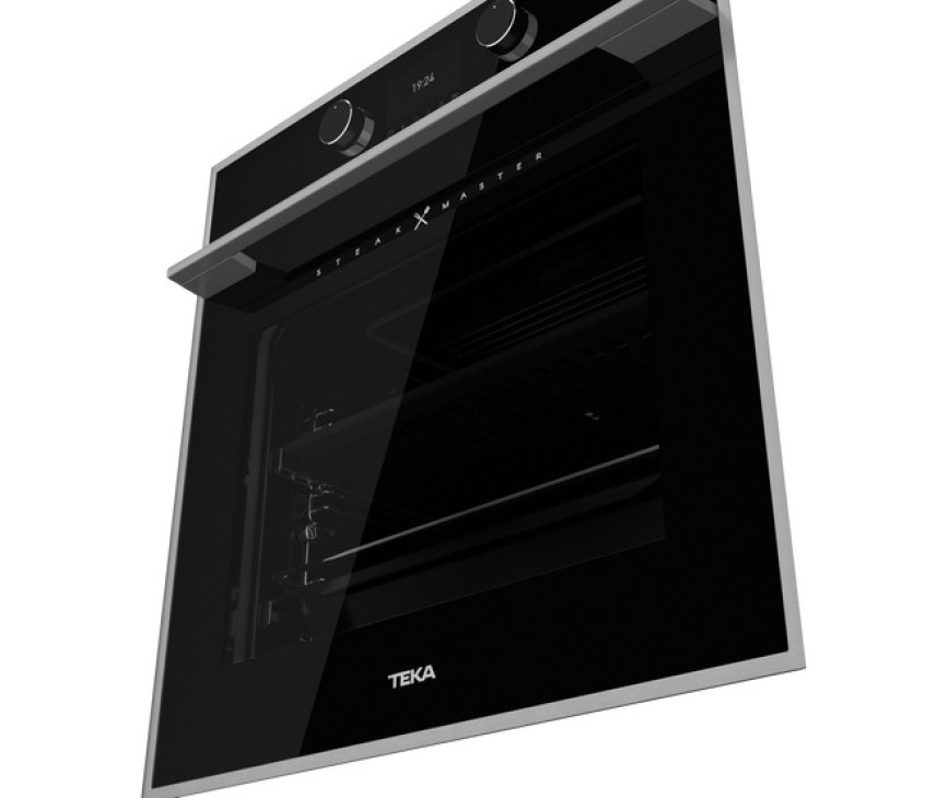 Teka STEAKMASTER ST inbouw oven - zwart glas met rvs rand