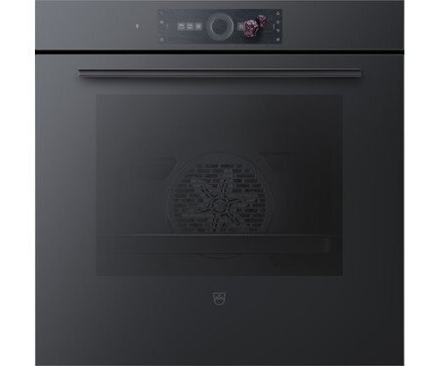 V-Zug Combair V2000 45 zwart glas inbouw oven - nis 45 cm.