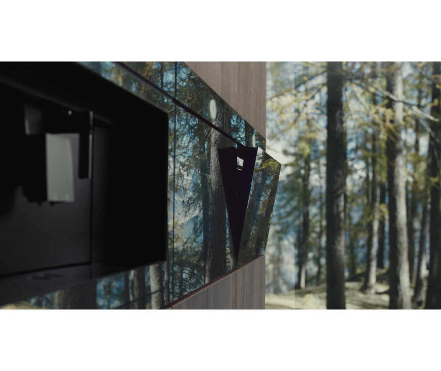 V-Zug Combair V4000 45P inbouw oven - zwart spiegelglas