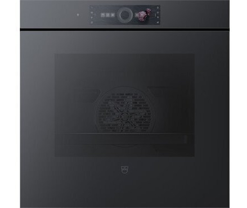 V-Zug Combair V6000 60 AutoDoor - inbouw oven met zwart spiegelglas