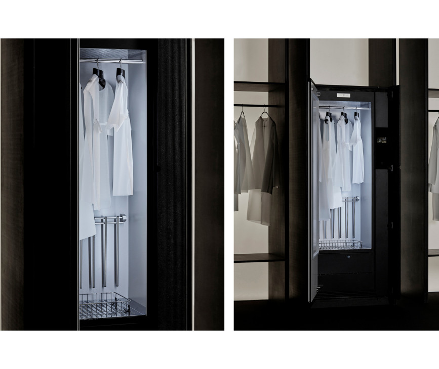 V-Zug Refresh-Butler SL WP zwarte droogkast