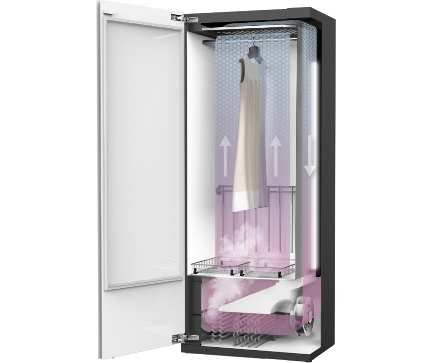 V-Zug Refresh-Butler SL WP zwarte droogkast