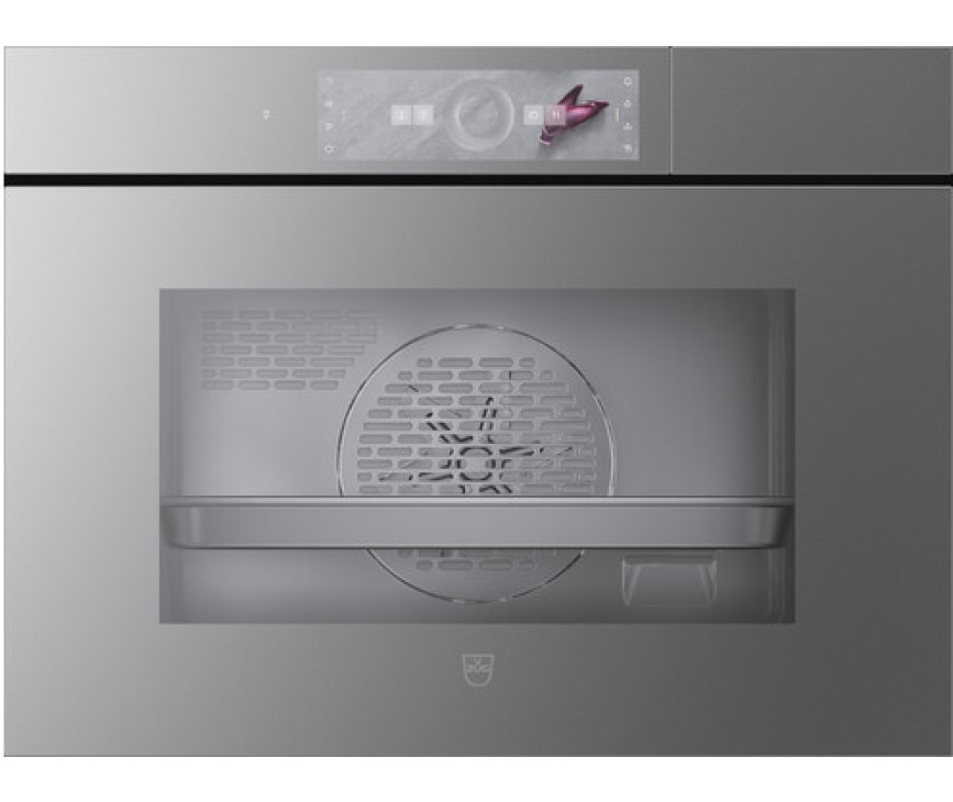 V-Zug CombiSteamer V6000 45 AutoDoor Platinum inbouw combi-stoomoven