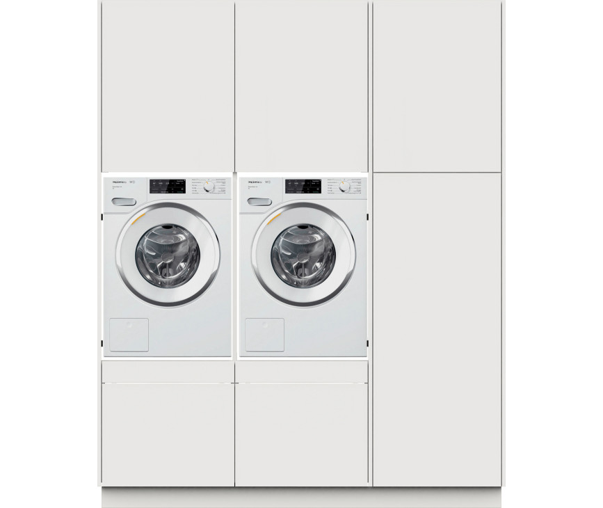 Wasmachinekast FLUSH wasmachine / droger kast - wit