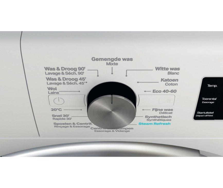 Whirlpool FFWDB 976258E BCV BE was/droogcombinatie