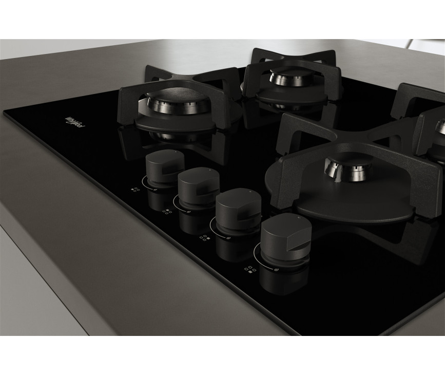 Whirlpool GOB616/NBNL inbouw kookplaat - gas-op-glas