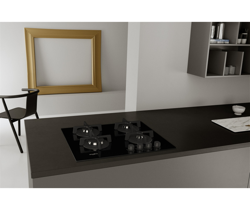 Whirlpool GOB616/NBNL inbouw kookplaat - gas-op-glas