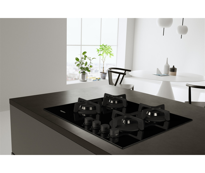 Whirlpool GOB616/NBNL inbouw kookplaat - gas-op-glas