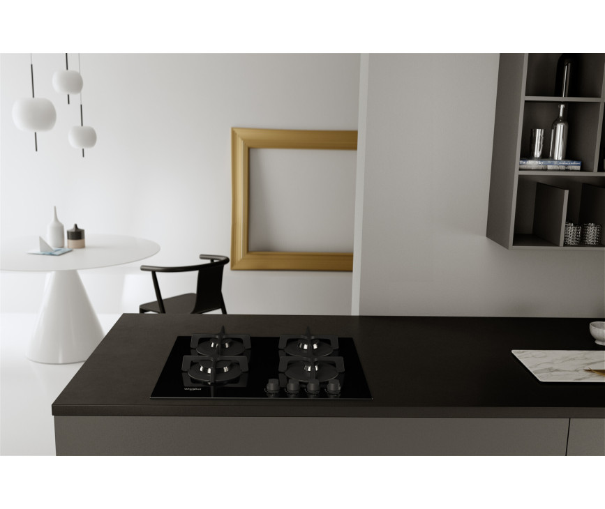 Whirlpool GOB616/NBNL inbouw kookplaat - gas-op-glas