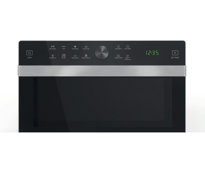 Whirlpool MWSC 833 B vrijstaande combi-magnetron - zwart