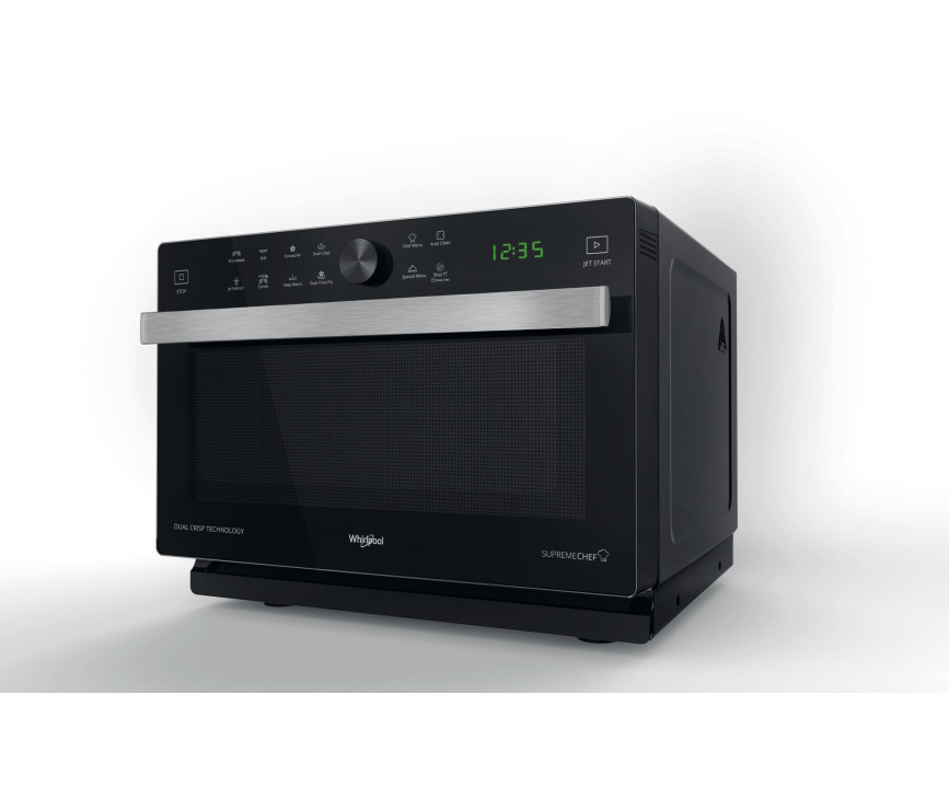 Whirlpool MWSC 833 B vrijstaande combi-magnetron - zwart