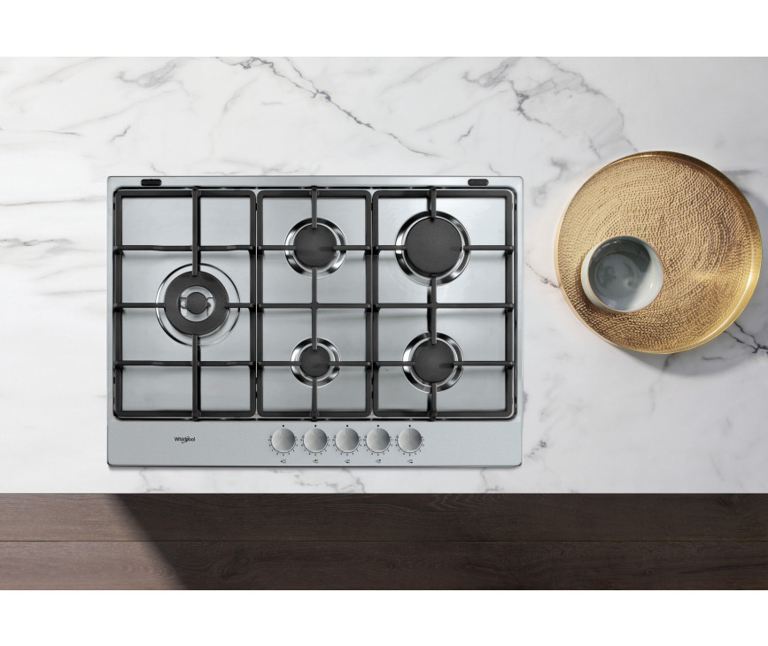 Whirlpool TGML 761 IX NL inbouw kookplaat - roestvrijstaal