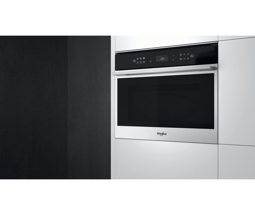 Whirlpool W7 MW461 MICROWAVE WP inbouw combi-magnetron - rvs