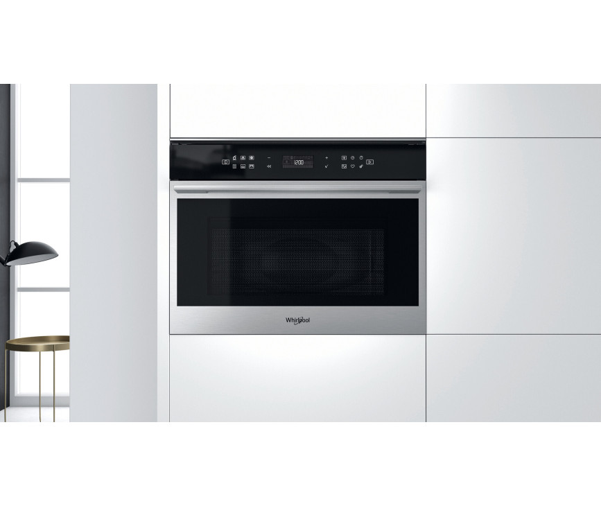 Whirlpool W7 MW461 MICROWAVE WP inbouw combi-magnetron - rvs
