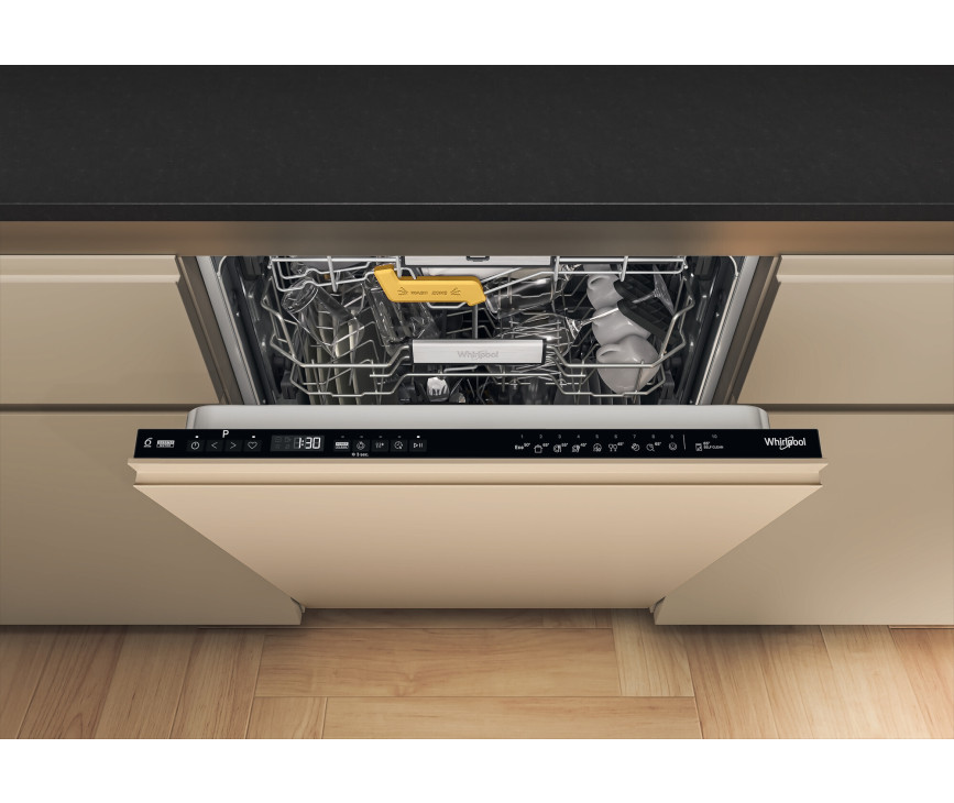 Whirlpool W8I HP42 L inbouw vaatwasser met besteklade
