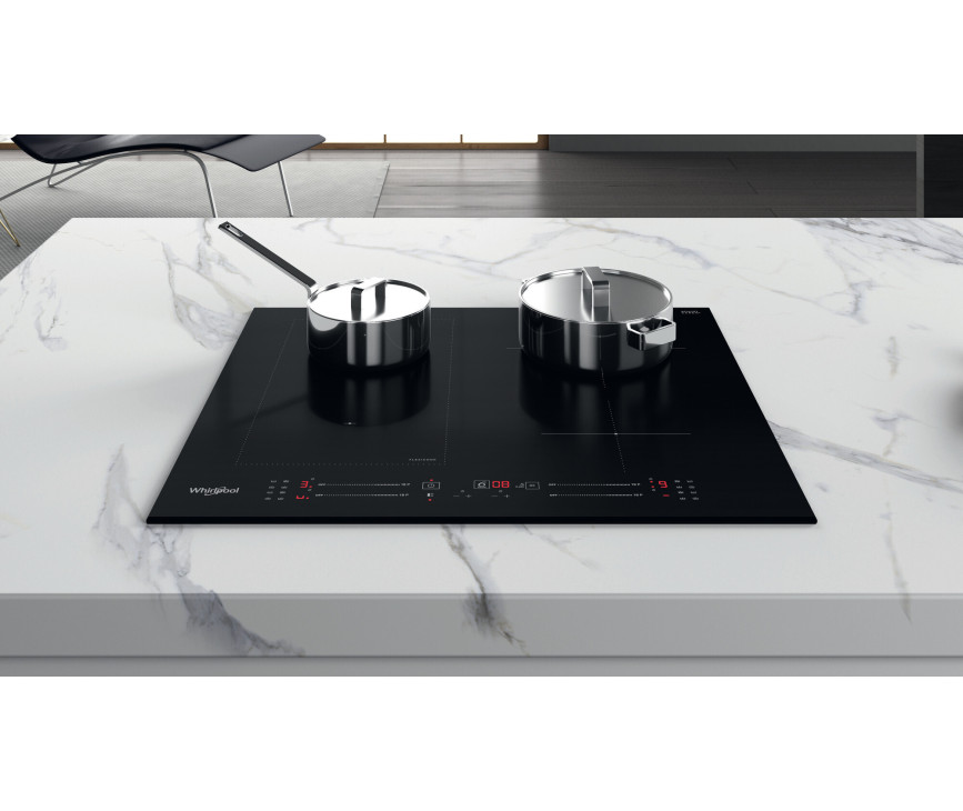 Whirlpool WL S6960 BF inbouw inductie kookplaat - slider