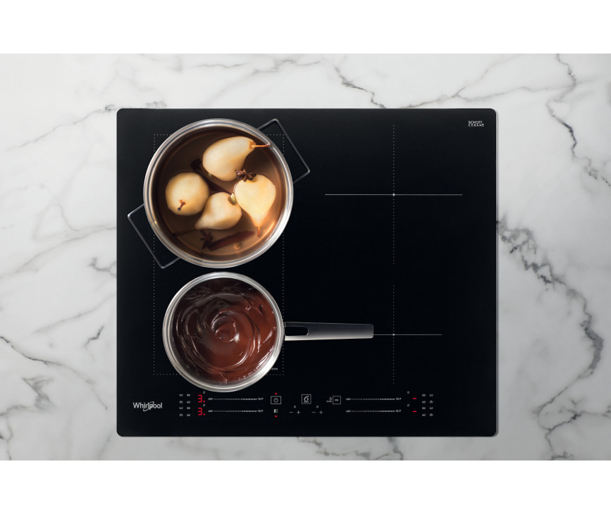 Whirlpool WL S6960 BF inbouw inductie kookplaat - slider