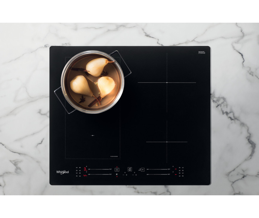 Whirlpool WL S6960 BF inbouw inductie kookplaat - slider