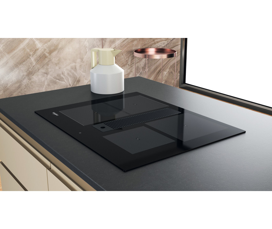 Whirlpool WVH 1065B F KIT inductie kookplaat met afzuiging