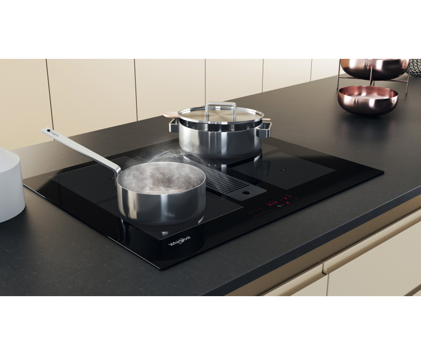 Whirlpool WVH 1065B F KIT inductie kookplaat met afzuiging