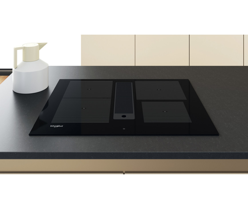Whirlpool WVH 1065B F KIT inductie kookplaat met afzuiging