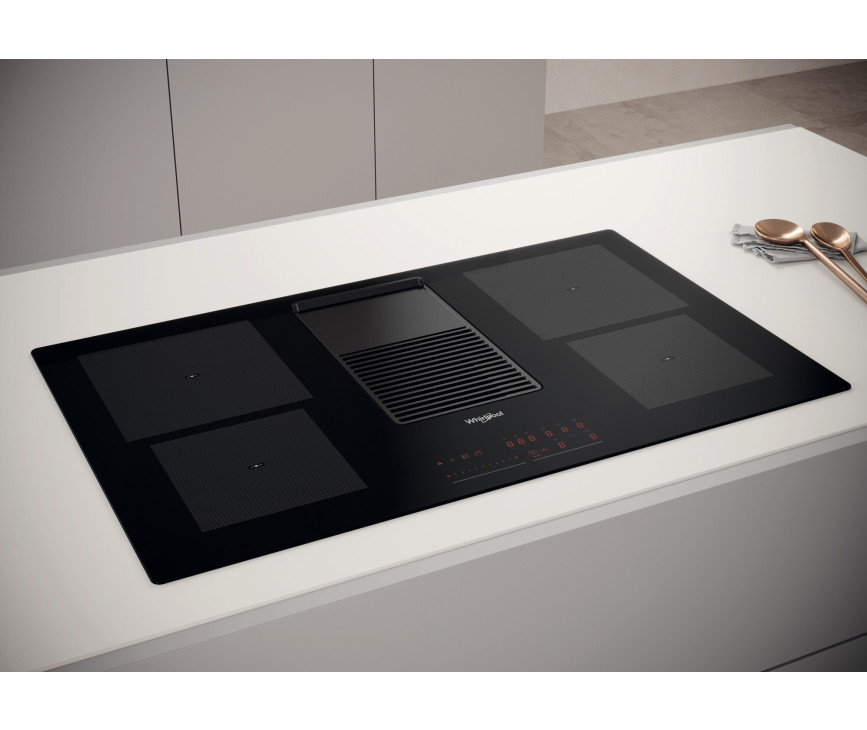 Whirlpool WVH 92 K/1 inductie kookplaat met afzuiging