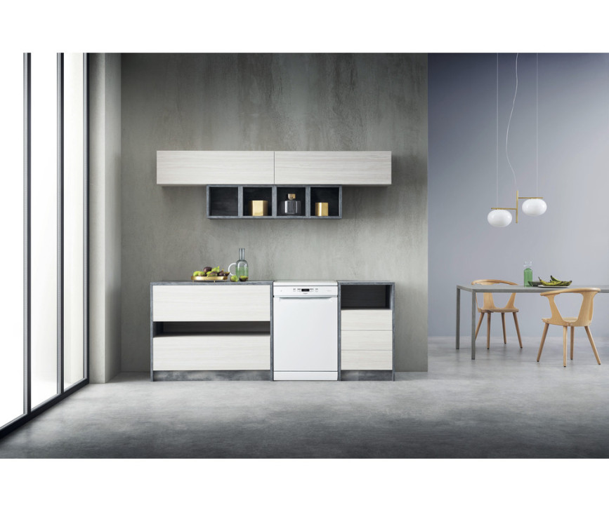 Whirlpool WFC 3C34 P vrijstaande vaatwasser - wit
