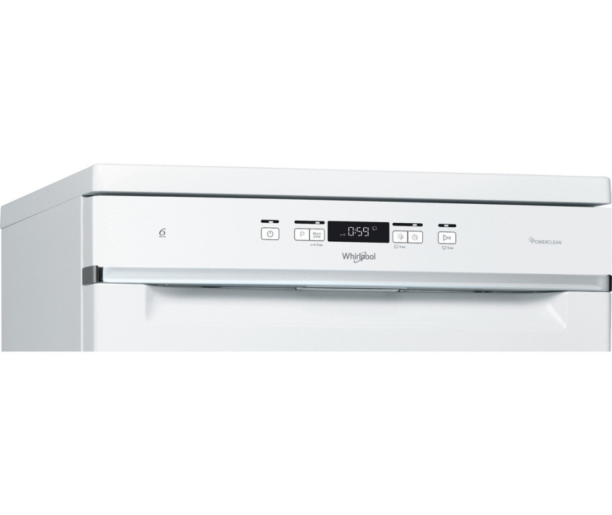 Whirlpool WFC 3C34 P vrijstaande vaatwasser - wit