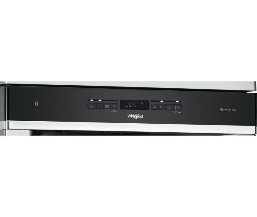 Whirlpool WFO 3T141 P X vrijstaande vaatwasser - roestvrijstaal