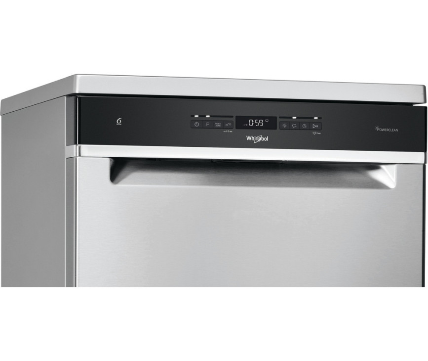 Whirlpool WFO 3T141 P X vrijstaande vaatwasser - roestvrijstaal